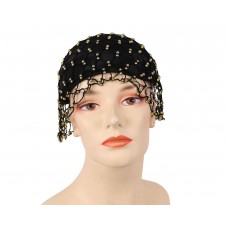 Mujer&apos;s Dress Church Hat  Black/Gold  H0551  eb-18619994